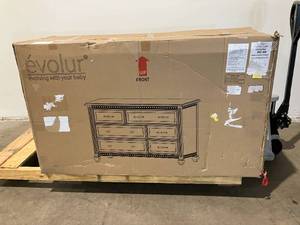 Evolur Madison Double Dresser in Antique Grey Mist