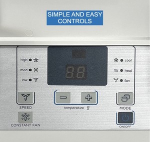 Cooper&Hunter 15,000 BTU High Efficiency PTAC Packaged Termial Air Conditioner with Heat Pump PTHP Heating and Cooling with Electric Cord
