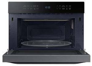Samsung 1.2 cu ft. 900W PowerGrill Duo Countertop Microwave Oven with Power Convection in Stainless SteelBlack