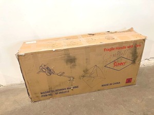 Sunny Health & Fitness Magnetic Rowing Machine with Extended Slide Rail