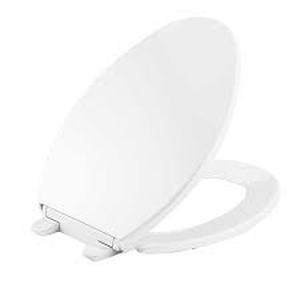 lot 30 image: Kohler Layne Quiet-close Elongated Antimicrobial Toilet Seat