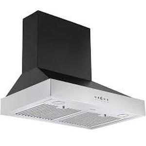 lot 4 image: Ancona Pro Wall Mount Pyramid Range Hood with 600 CFM