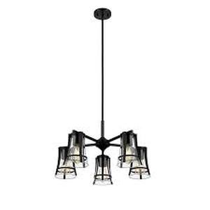 lot 40 image: OVE Decors Joakim 5-light Chandelier