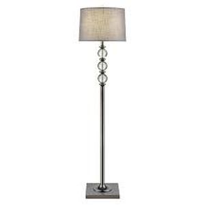 lot 25 image: Julia Crystal Floor Lamp  Gray