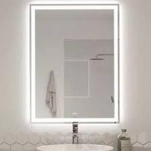 lot 16 image: Artika Aurea 24 in. x 32 in. LED Wall Mirror