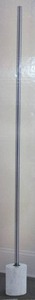 lot 22 image: Bridgeport Designs Marble LED Floor Lamp
