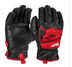 lot 23 image: MILWAUKEE X-Large Level 5 Cut Resistant Goatskin Leather Impact Gloves