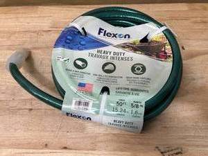 lot 19 image: FLEXON FXG5850 58-Inch x 50-Foot Heavy Duty 5-Ply Forever Garden Hose