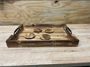 lot 46 image: Breakfast in Bed Tray with 4 Coasters