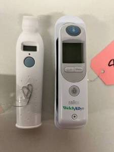 WOW 2 MEDICAL GRADE THERMOMETERS MSRP $200 TAT-2000 Temporal Artery Professional Thermometer &amp MSRP $450&nbspWelch Allyn Braun ThermoScan PRO 6000 Ear Thermometer - Both Great Working Condition