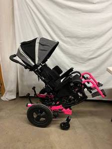MSRP $4000 Sunrise Medical Quickie Zippie Iris Tilt In Space Childs Wheelchair - Great Condition With Lots Of Extras Including Folding Canopy