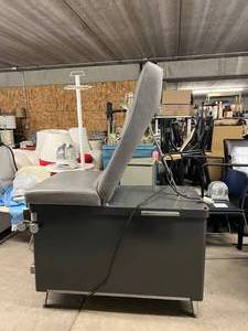 MSRP $1200 Abco Coronet Examination Treatment Table With Tuckaway Removable Stirrups and Storage Cabinet - Great Condition