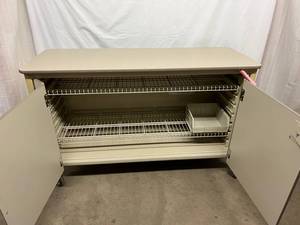 Herman Miller Medical Grade Extra Wide Storage Cabinet With 2 Wire Shelves - Great Condition&nbsp I Want This