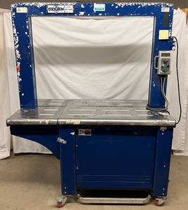 WOWOW MSRP $6500 Polychem PC1000 Automatic Arch Package Strapper PC1000 Strapping Machine -&nbspFor Medium To Heavy Production Use -&nbspCycle Speed Is Up To 65 Straps Per Minute - Removed From Working Environment Guaranteed&nbspTo Work