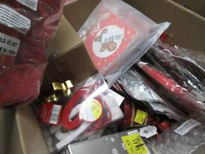 lot 6 image: Box of Assorted Christmas Overstock...