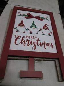 lot 10 image: Gnome Easel Sign...