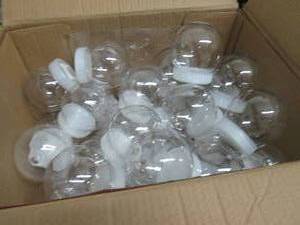 lot 17 image: Case of Clear Craft Snow Globes...