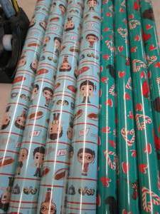 lot 36 image: 8 Rolls Christmas Wrapping Paper...