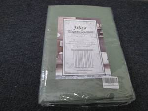 lot 63 image: Felisha Sage Green 72x72 Shower Cur...