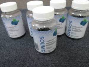 lot 70 image: 5- 50 ct Bottles Solimo Prebiotic &...