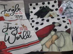lot 72 image: 4 Christmas Pillow Covers 18x18...