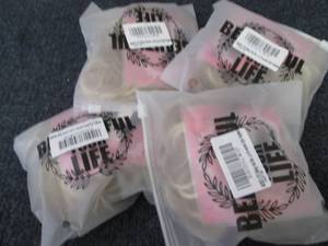 lot 83 image: 4 Messy BunsUpdo Hair Pieces Retai...