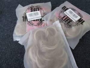 lot 84 image: 4 Messy BunsUpdo Hair Pieces Retai...