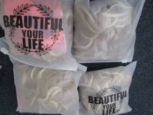 lot 87 image: 4 Messy BunsUpdo Hair Pieces Retai...