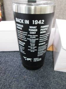 lot 103 image: 3- 1942 Travel Cups...