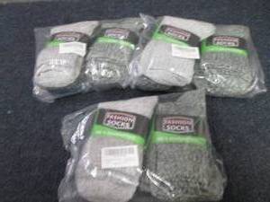 lot 137 image: 3- 5pr pks Mens Wool Socks...