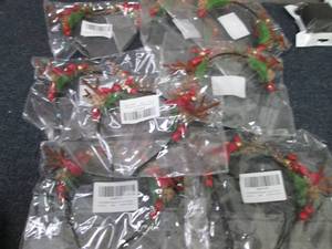 lot 187 image: 8 Holiday Head Pieces...