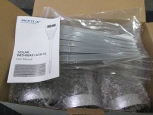lot 249 image: 6 pk Solar Pathway Lights...