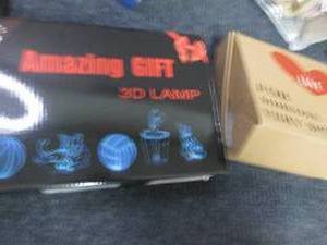 lot 254 image: 2- 3D Lamps...