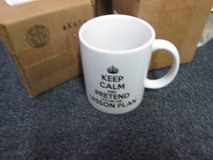 lot 256 image: 3 Teacher Gift Mugs...