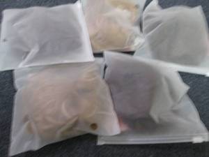 lot 259 image: 5 Messy BunsUpdo Hair Pieces Retai...