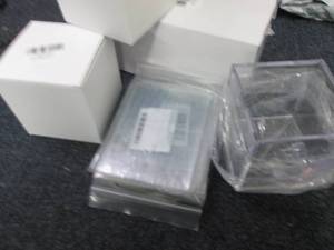 lot 261 image: Trading Card Protectors, 4 Acrylic ...