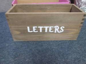 lot 269 image: Letters Wooden Box...