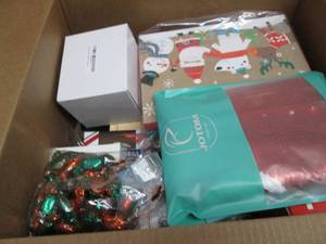 lot 270 image: Box of Assorted Small Overstock Ite...