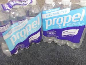 lot 276 image: 2- 6pks 16.9 oz Bottles Propel Grap...