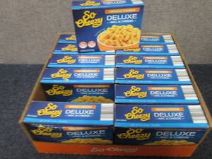 lot 306 image: 12- 14 oz Boxes So Cheesy Deluxe Ma...
