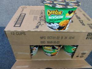 lot 314 image: 12- 2.25 oz pks Cheetos MacNCheese...