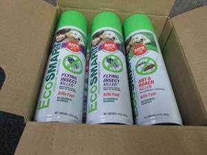 lot 319 image: 9- 14 oz Spray Cans Fying Insect & ...
