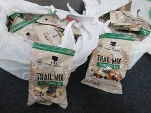 lot 327 image: 24- 3.5oz Bags Trail Mix past date,...