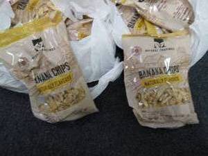 lot 328 image: 24- 4.0 oz Bags Banana Chips past d...