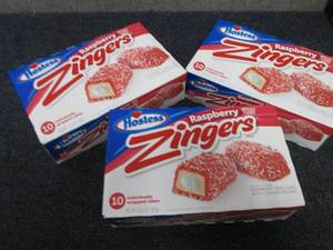 lot 333 image: 3- 13.4 oz Boxes Hostess Raspberry ...