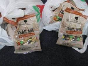 lot 344 image: 24- 3.5oz Bags Trail Mix past date,...