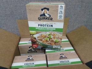 lot 354 image: Case of 6-6pk Boxes Quaker Instant ...