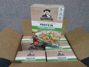 lot 356 image: Case of 6-6pk Boxes Quaker Instant ...