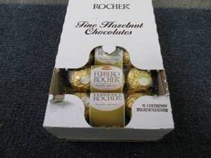 lot 367 image: 12- 1.3 oz pks Ferreo Rocher Fine H...