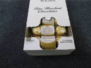lot 375 image: 12- 1.3 oz pks Ferreo Rocher Fine H...